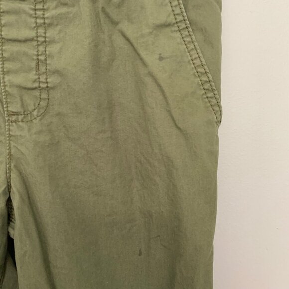 5/$25 Carter's olive green fleece lined tapered elastic waist pants joggers - Picture 2 of 7